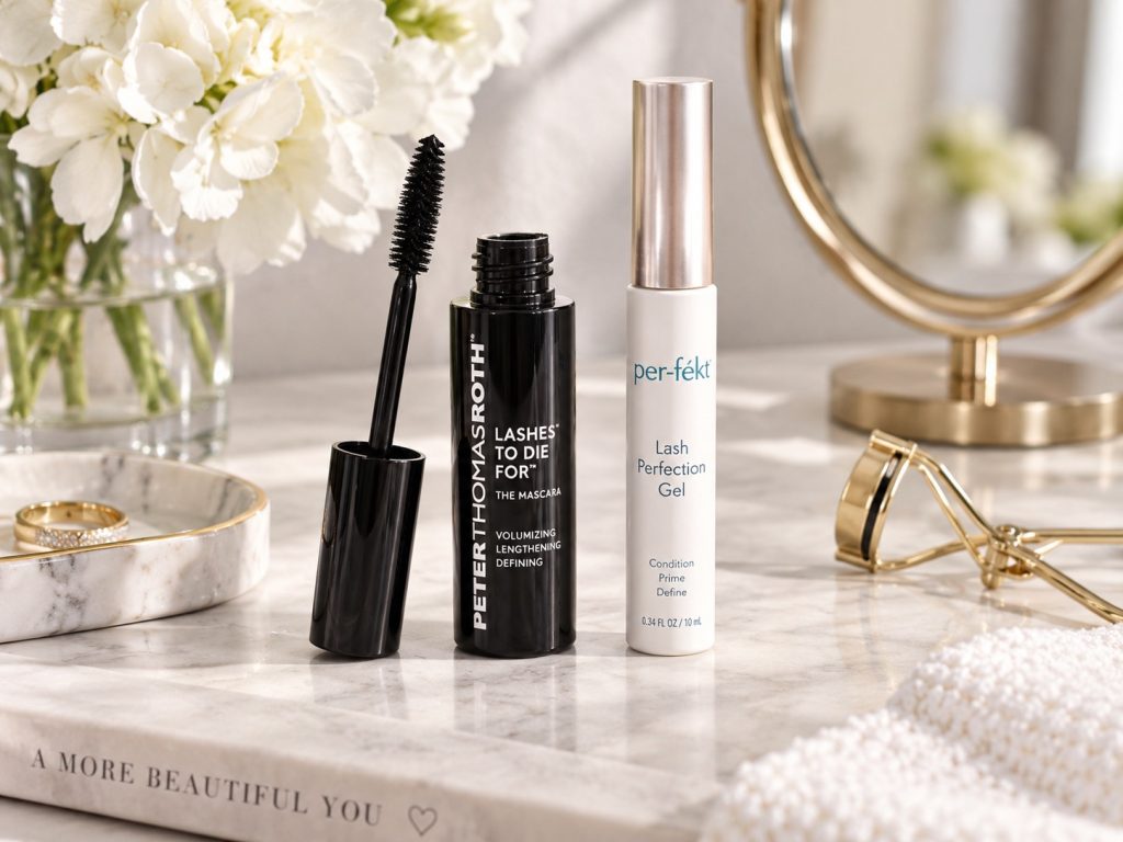 Peter Thomas Roth Lashes to Die For mascara and Per-fekt Lash Perfection Gel