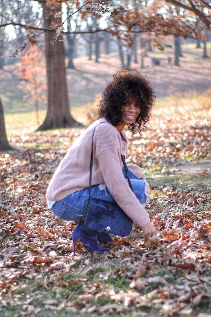 sweater weather ripped jeans