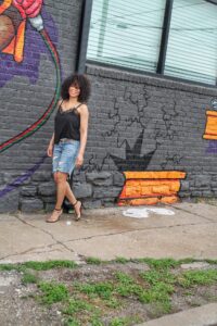 Leopard print styling