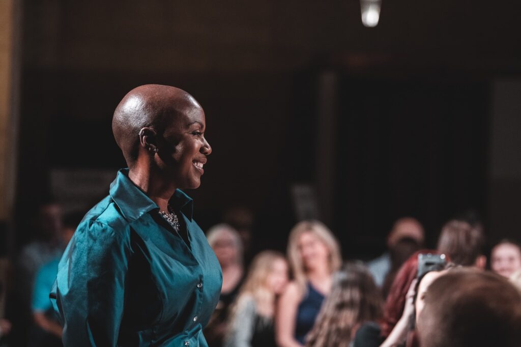 Designer Clarissa "Rissa" Knighten, photographed by Alex Todd at KCFW